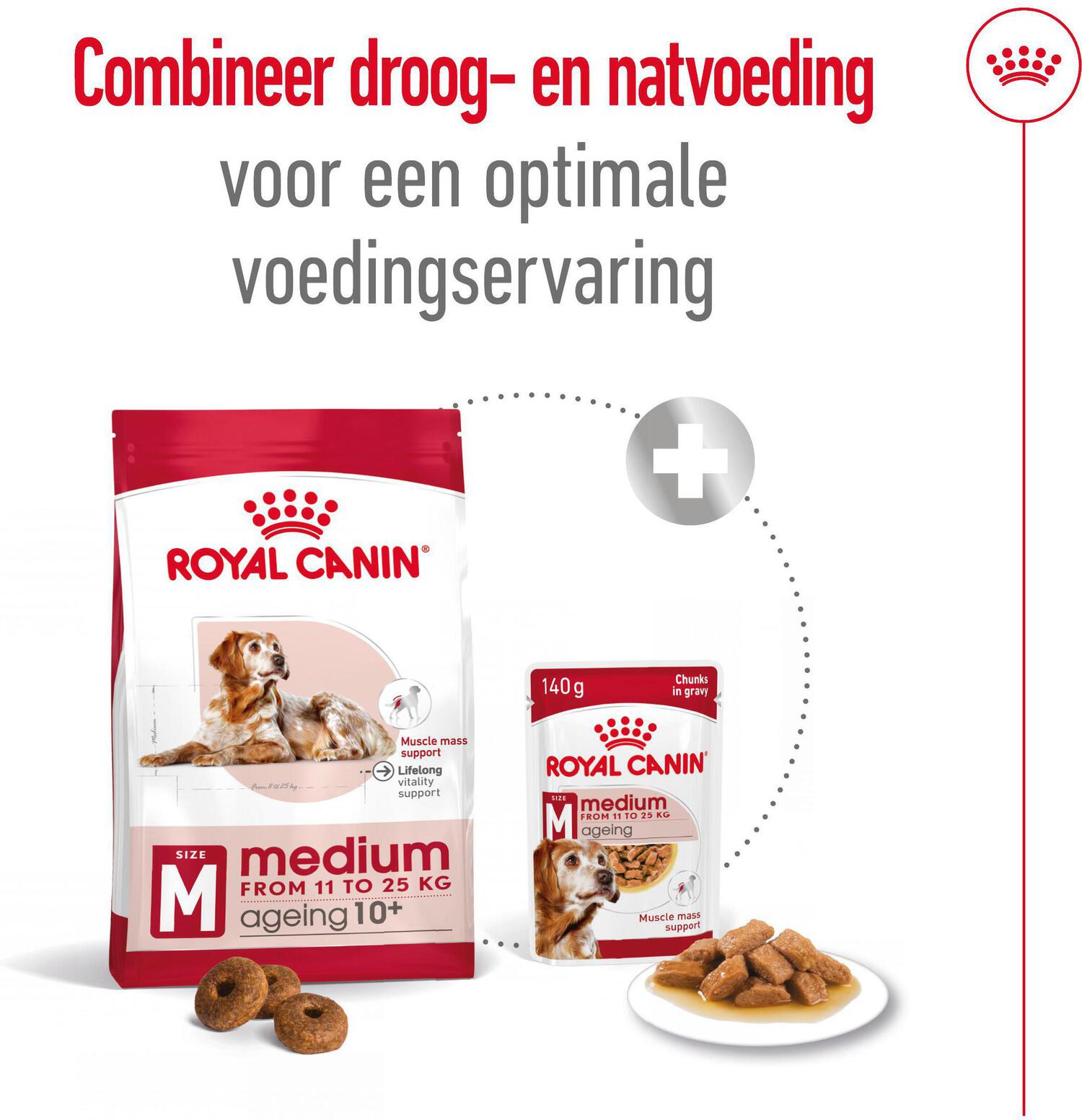 Royal Canin hondenvoer Medium Ageing 10+ 15 kg