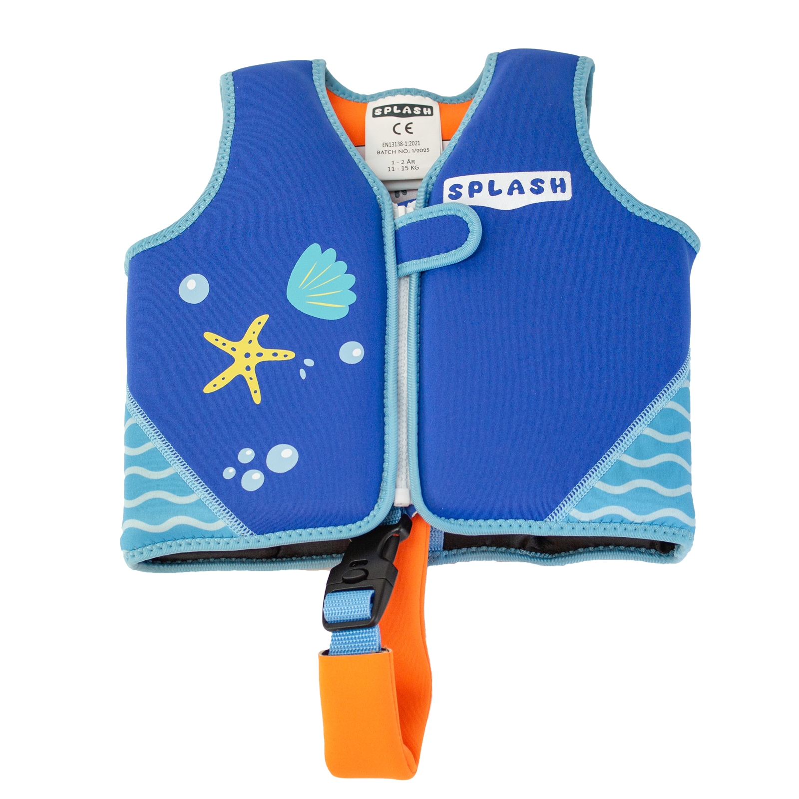 Splash, Svømmevest til barn<br>Lær å svømme vest!