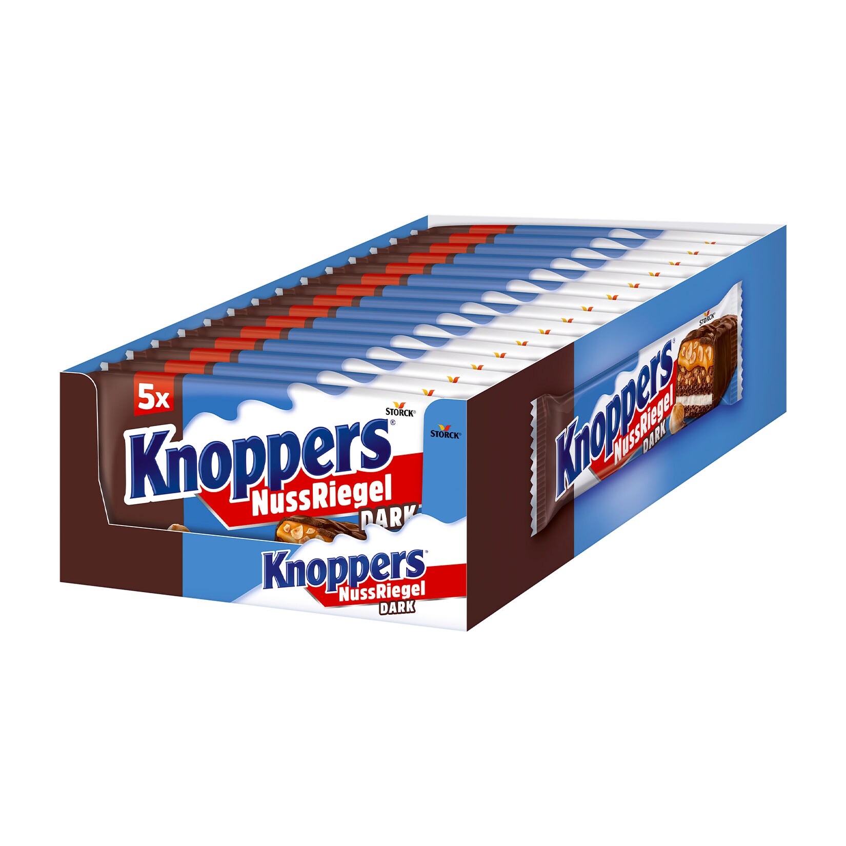 Storck Knoppers Nussriegel Dark 200 g, 15er Pack