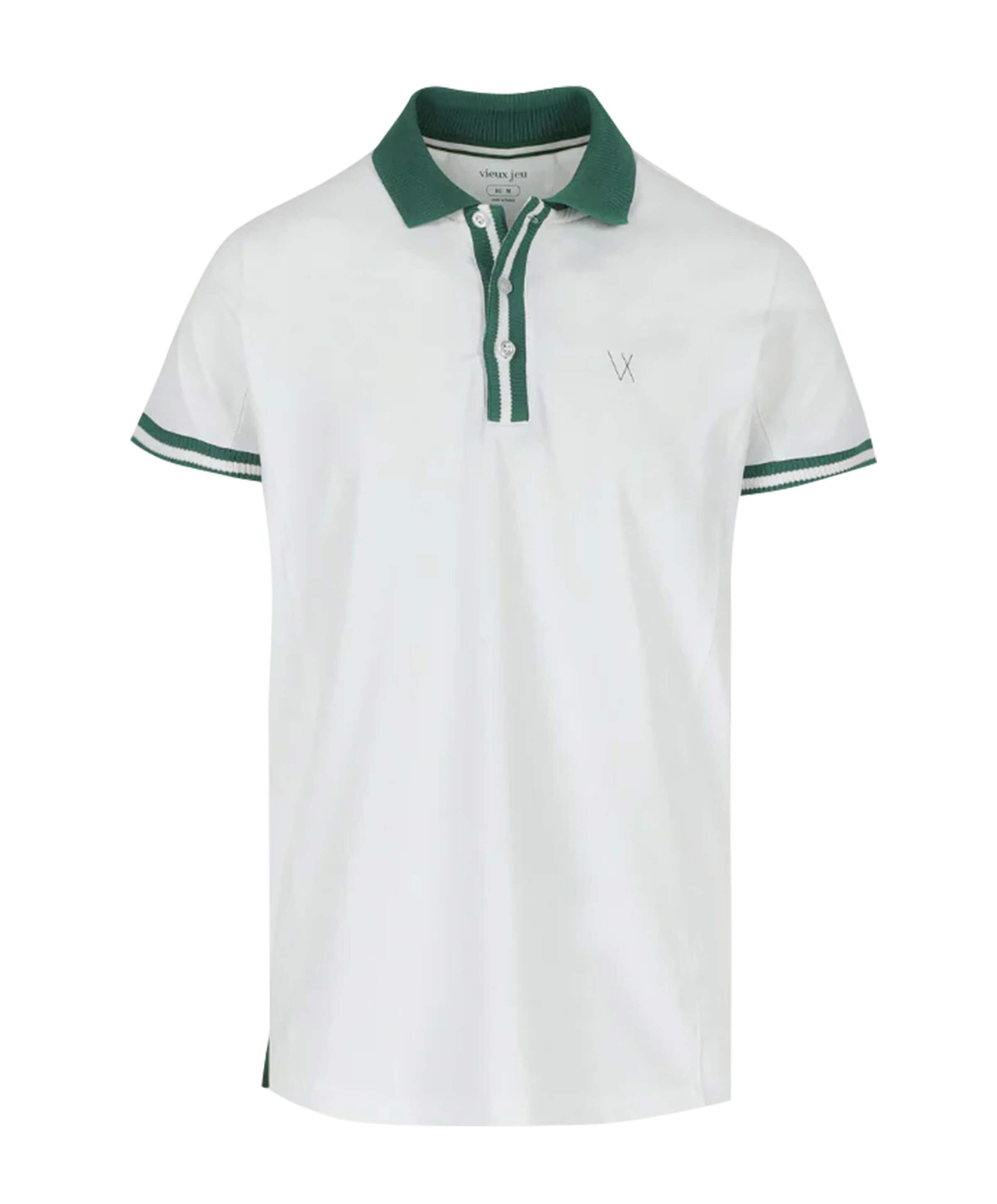vieux jeu Heren polo wit