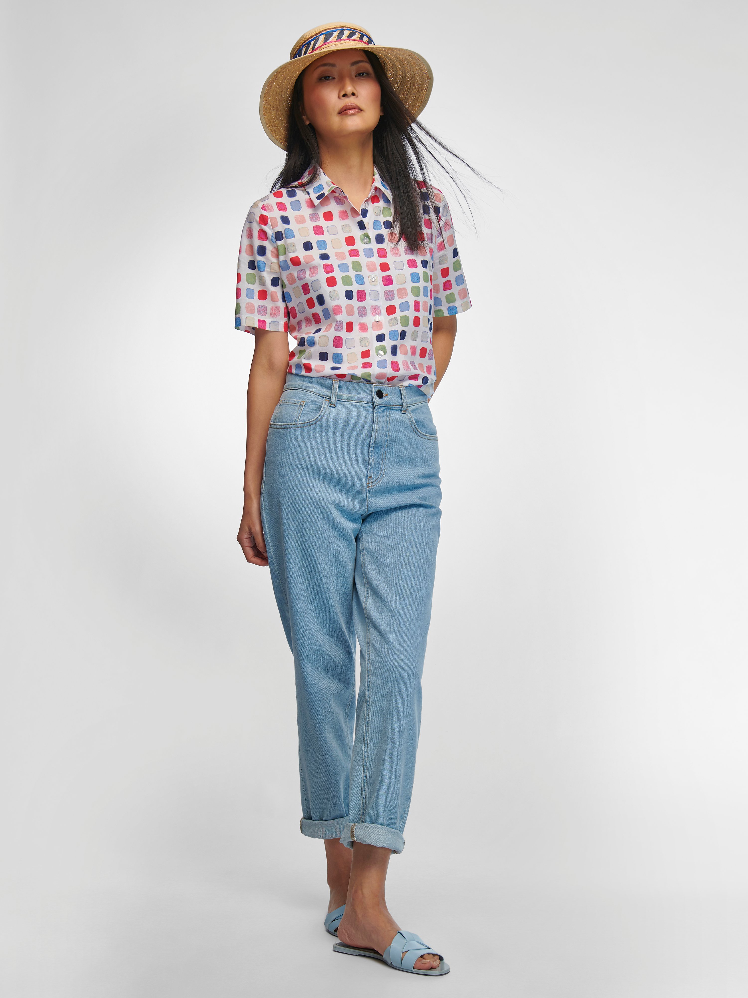 Bluse mit 1/2-Arm