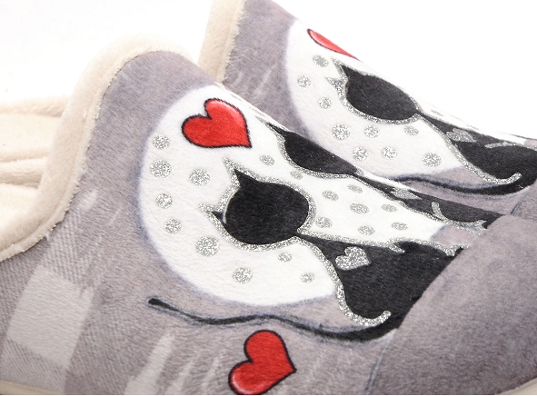 Calzamur cm confort chaussons femme 30444 gris