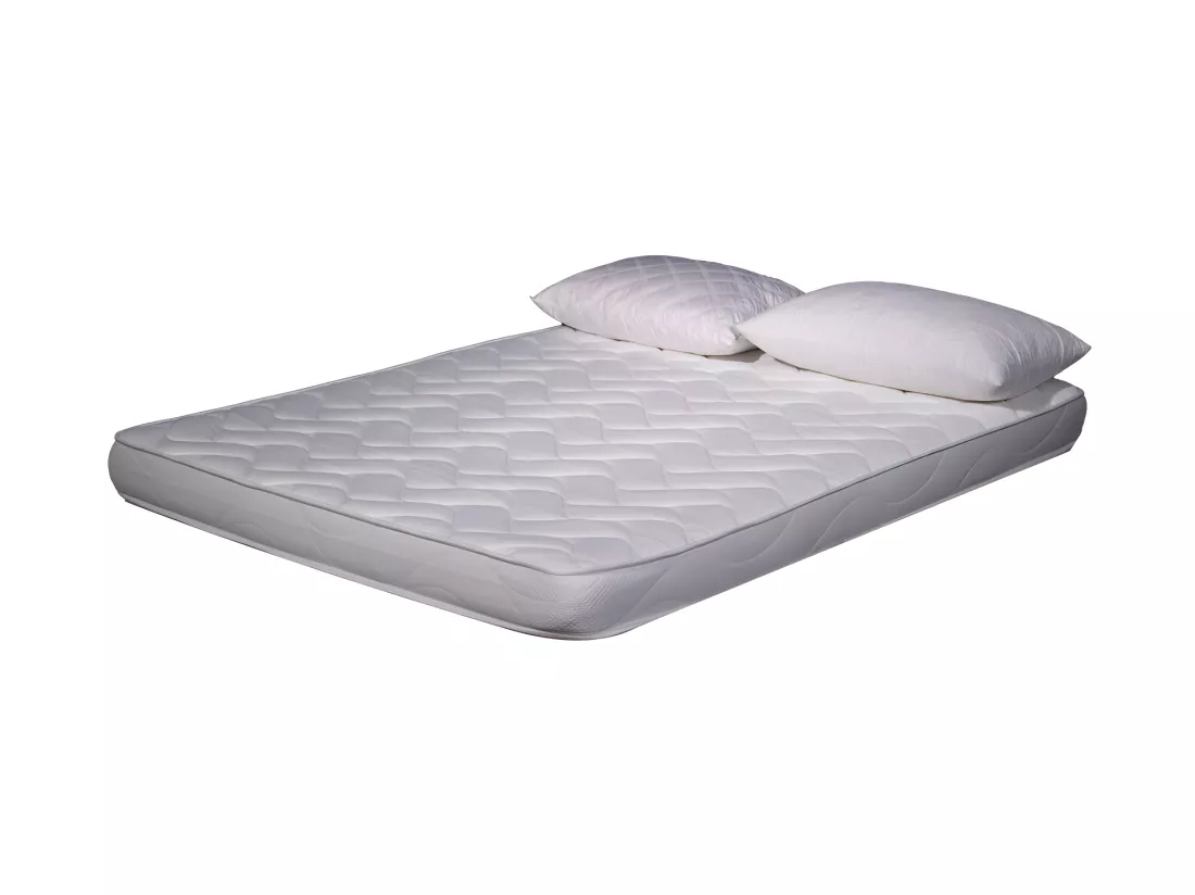 Matelas mousse ECO - 160x200 et 2 Oreillers accueil mémoire de forme 50x70cm - mousse - 14 cm