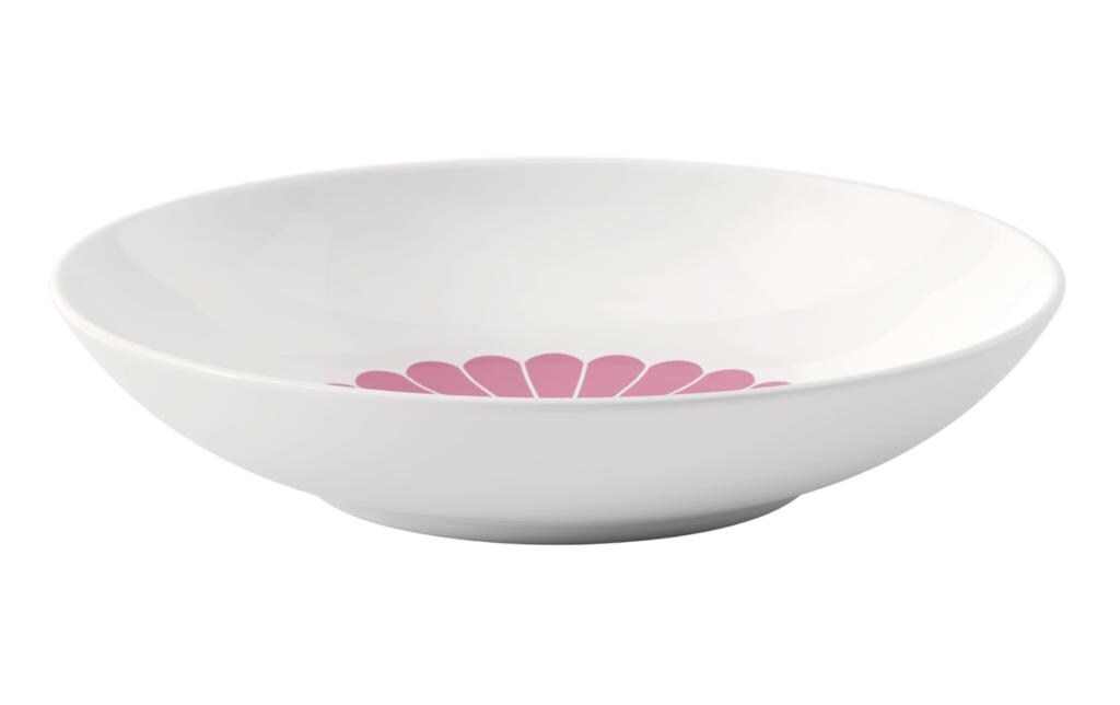 Pastaschale Fleur 6 Stück, Rosa<br>Hochwertige Schale
