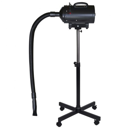 Suporte para secadora com dois motores, preto