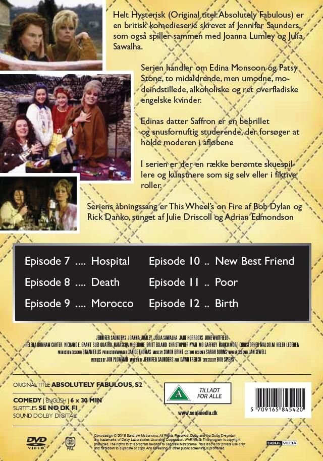 Helt Hysterisk - Sæson 2 - DVD