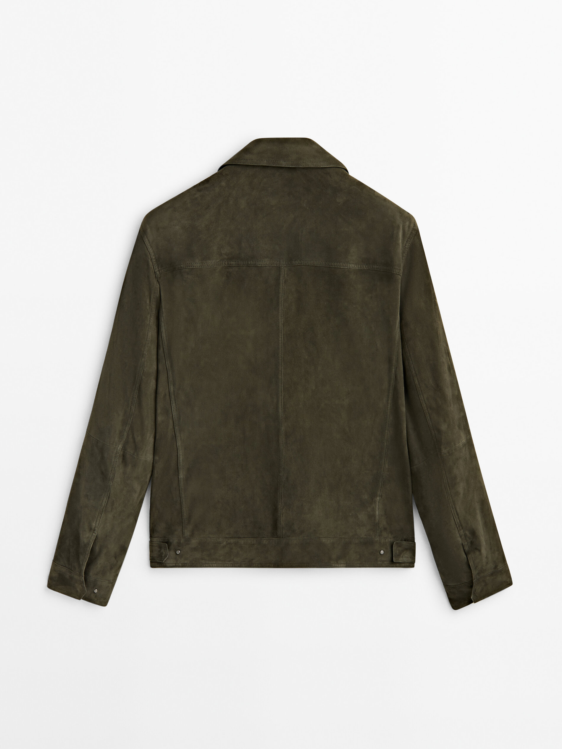 Chaqueta ante bolsillos - DARK KHAKI