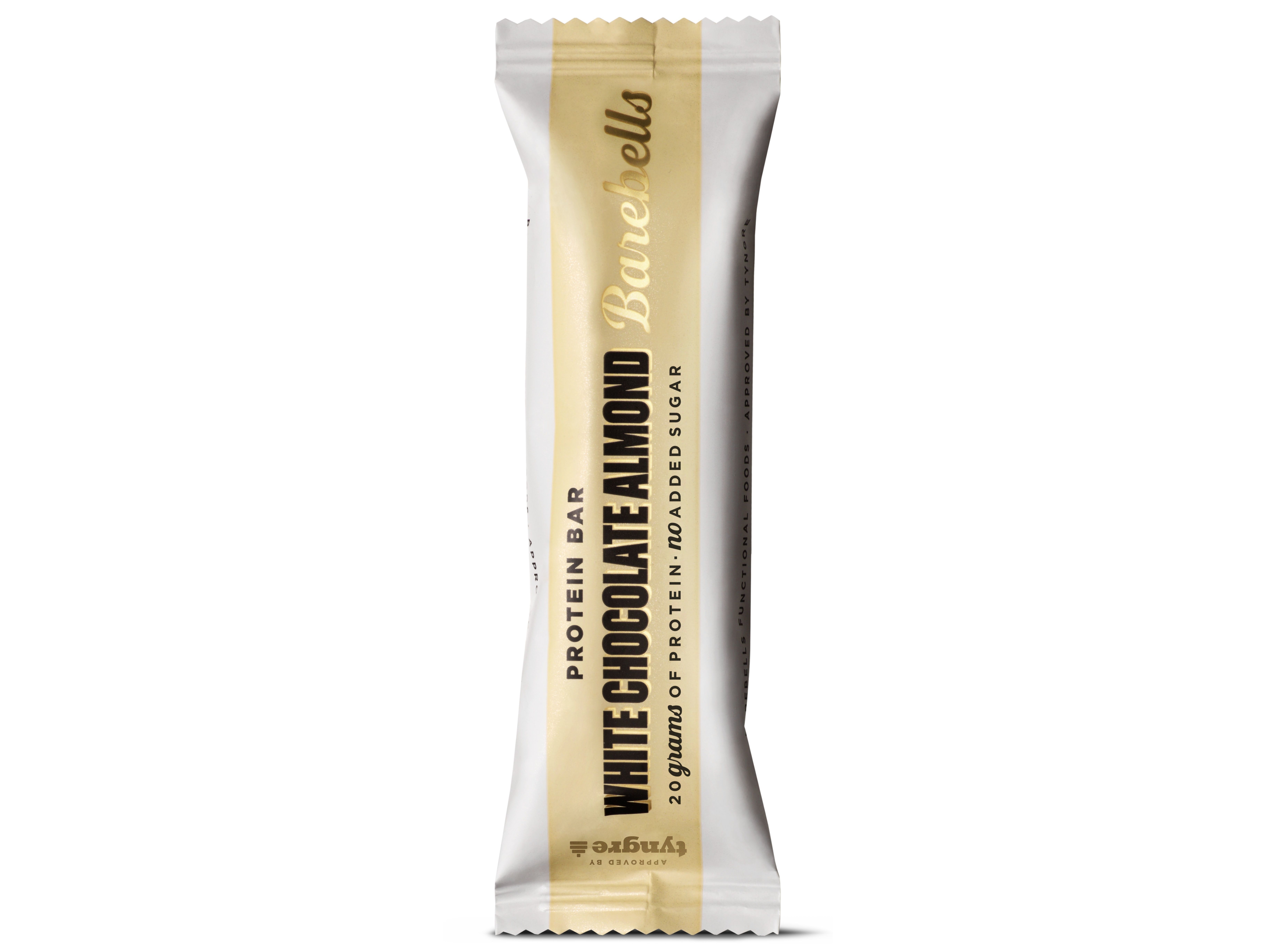 BARRA PROTEINA BAREBELLS CHOCO BRANCO E AMENDOAS 55G