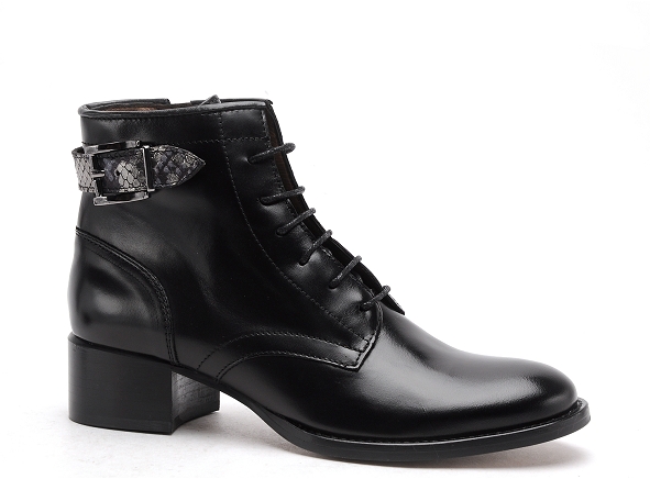 Muratti boots bottine plates femme abygael noir