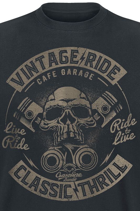 Vintage Ride | Gasoline Bandit T-Shirt Manches courtes