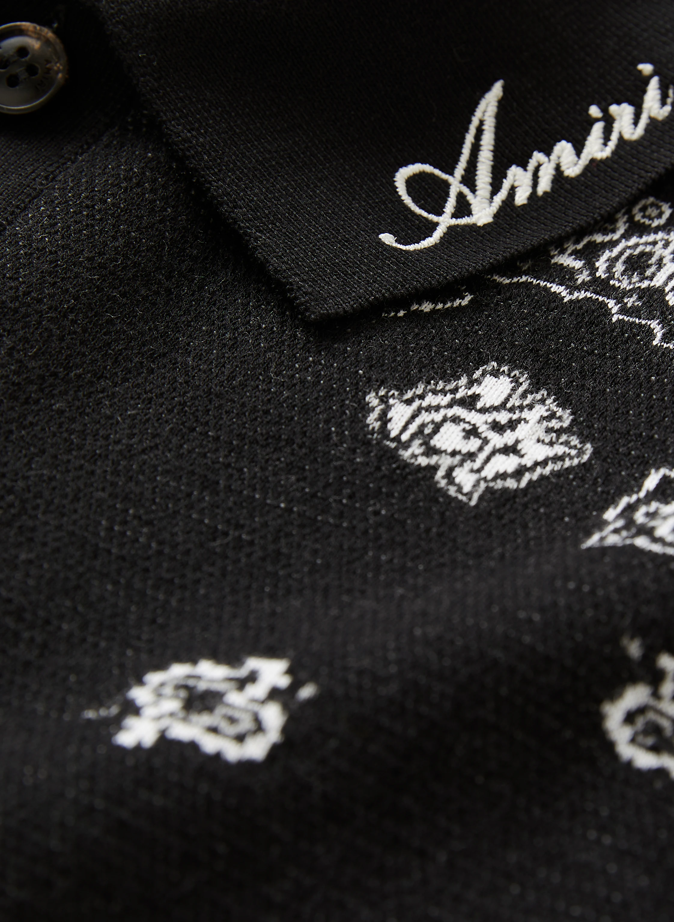 AMIRI Strickhemd Slim Fit