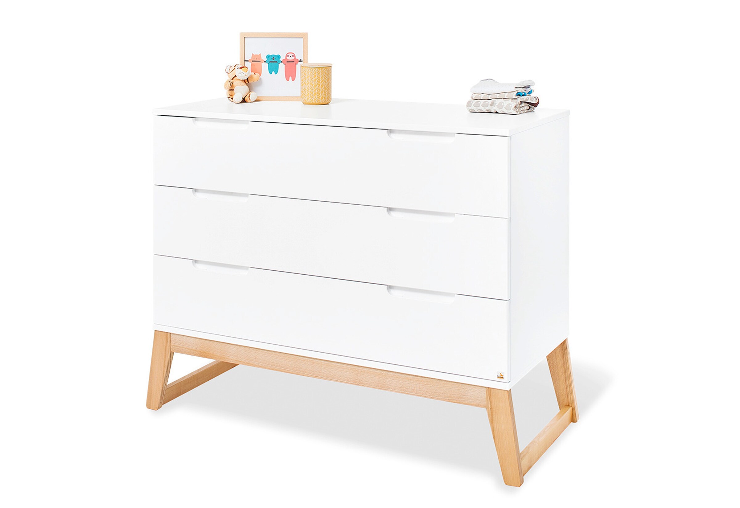 Pinolino Kinderzimmer-Set ´Bridge´ breit inkl. Wandregal, 4-tlg.