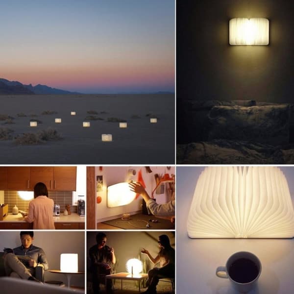 Bok LED-lampe / Book Lamp - (Tre)