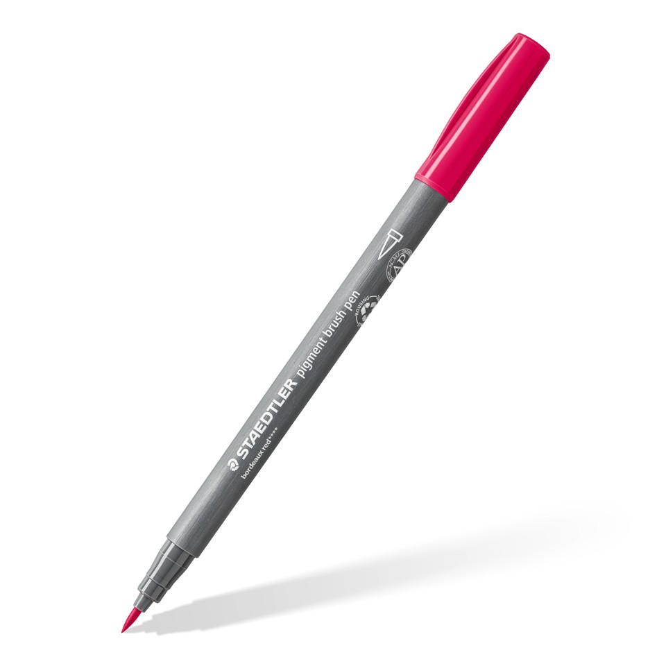 Staedtler - Brush Pen Pigment Natur, 12 Stk