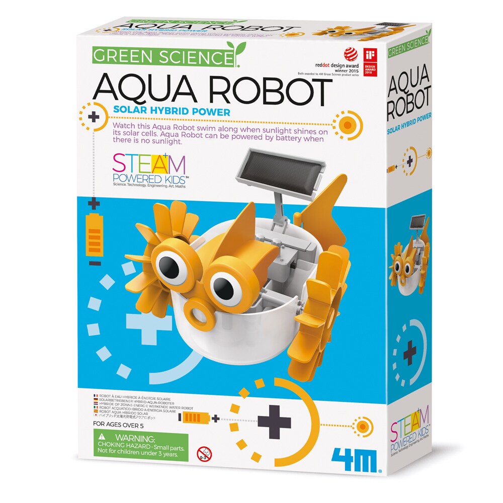 4M Green Science - Wasser Roboter Solar Hybrid