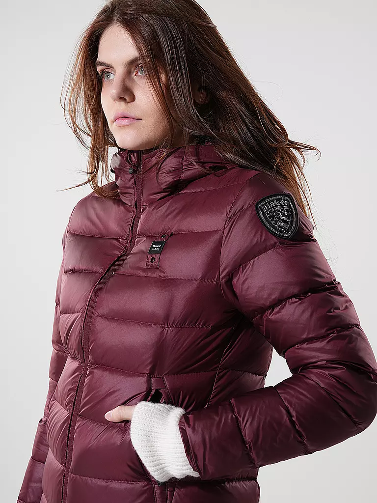 BLAUER Daunenjacke AGNES dunkelrot