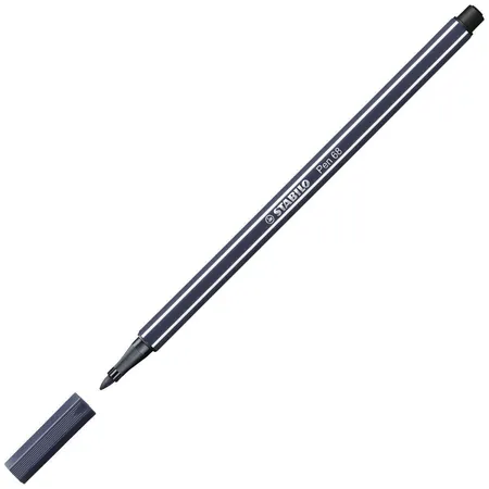 Premium-Filzstift - STABILO Pen 68 - Einzelstift - paynesgrau