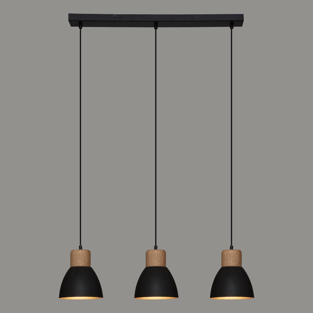 SUSPENSION X3 METAL DESY NOIR D.15CM
