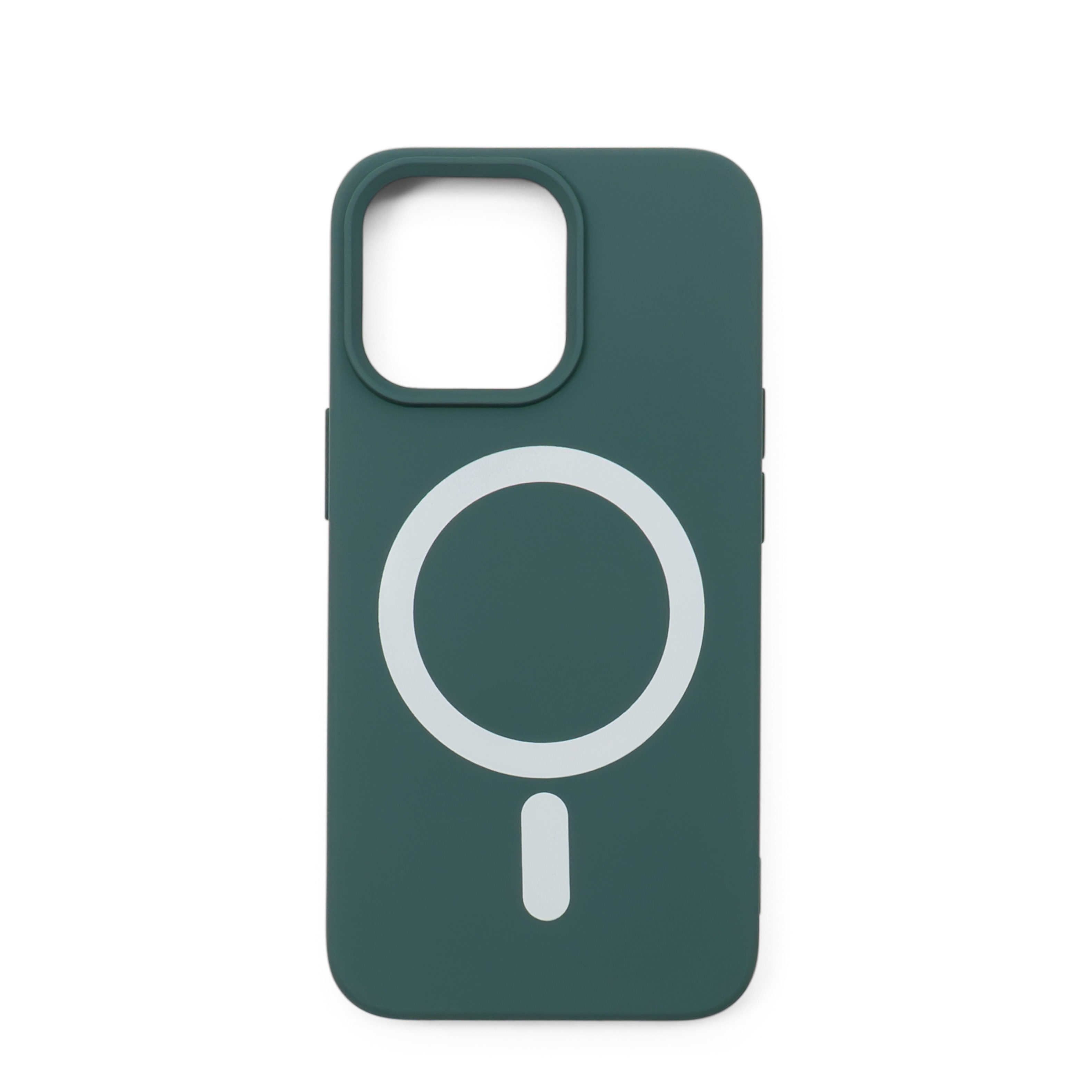 iPhone 13 Pro MagSafe Silikon Case Hülle - Dunkelgrün