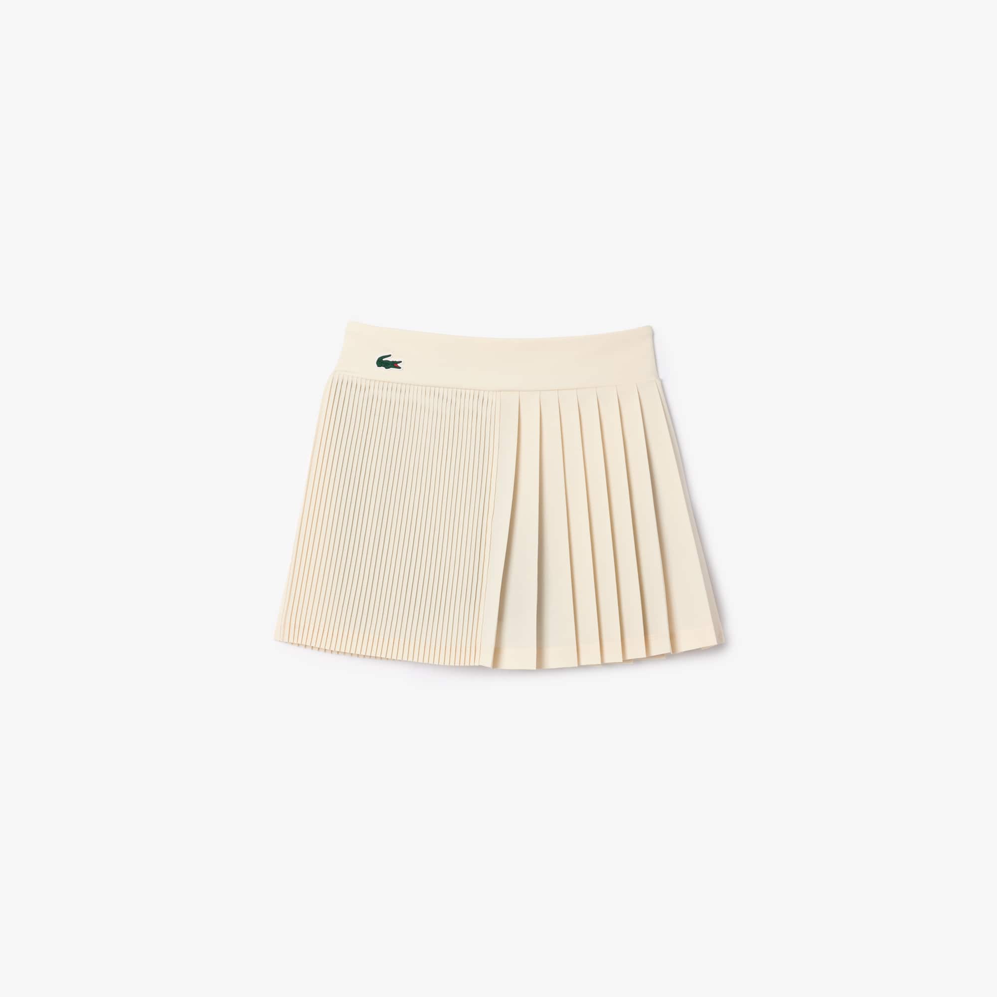 Jupe Tennis Ultra-Dry stretch et shorty intégré Robes & Jupes - Blanc - Lacoste - Femme