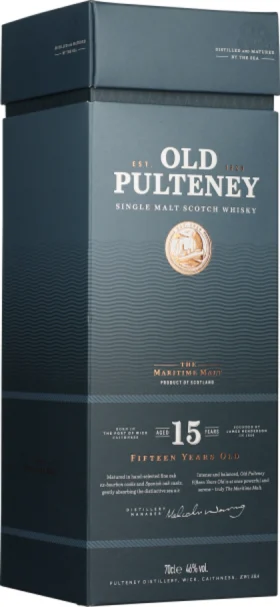 OLD PULTENEY 15 YEARS SINGLE MALT 70CL