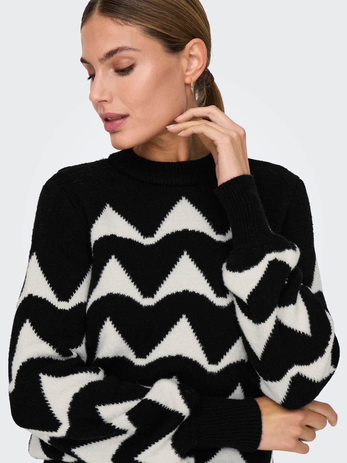 JDYTINA Strickpullover Black