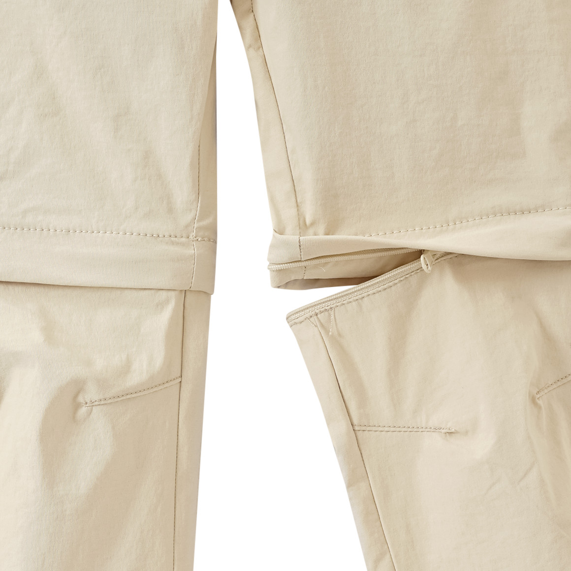 Topolino Kinder Trekking-Hose mit Zippertasche beige
