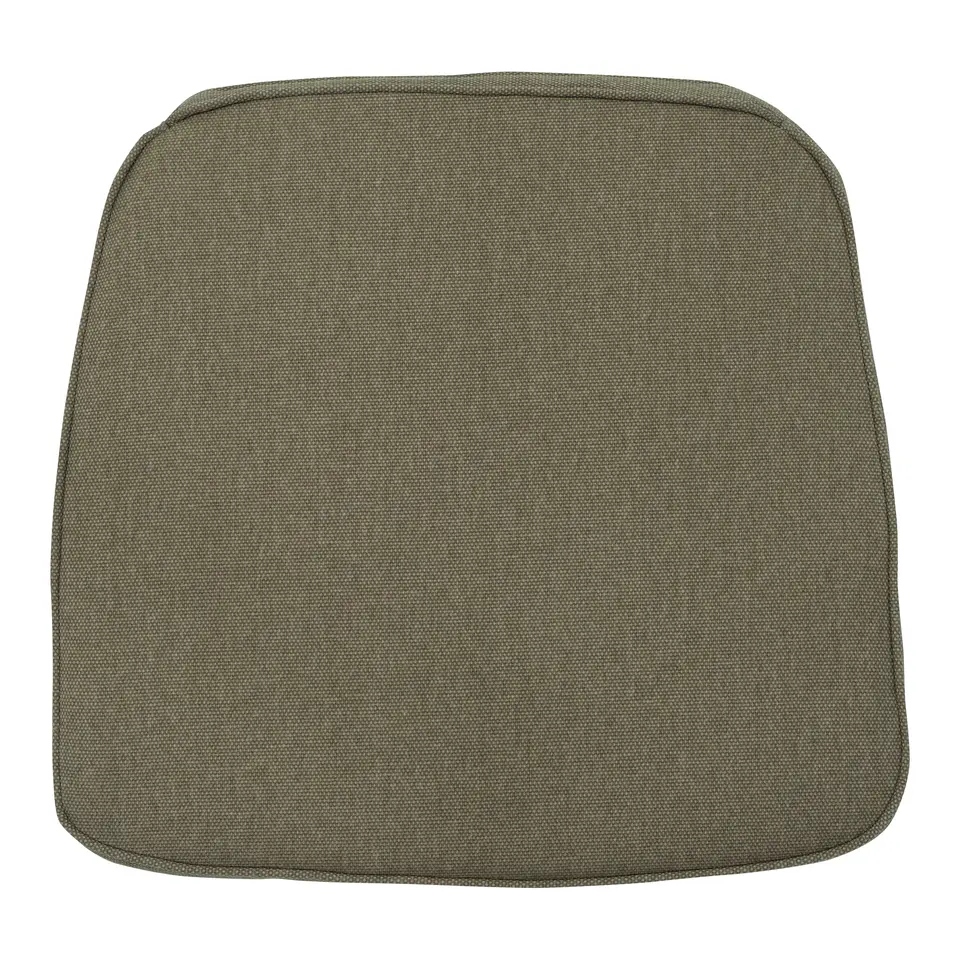 Madison - Zitkussen Wicker Taupe canvas eco  - Ca. 48x48 cm - Set van 4