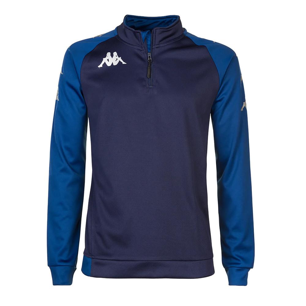 Kappa Sweat D'entrainement 1/2 zip Marine Garçon Kappa Trieste