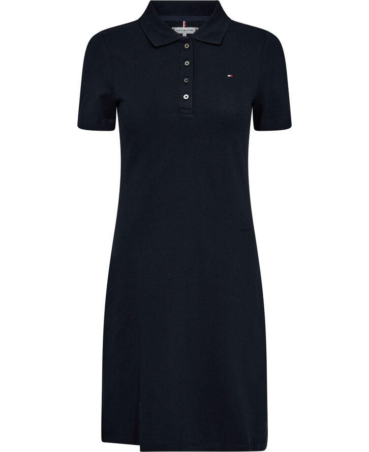 Tommy Hilfiger 1985 SLIM PIQUE POLO DRESS SS Desert sky