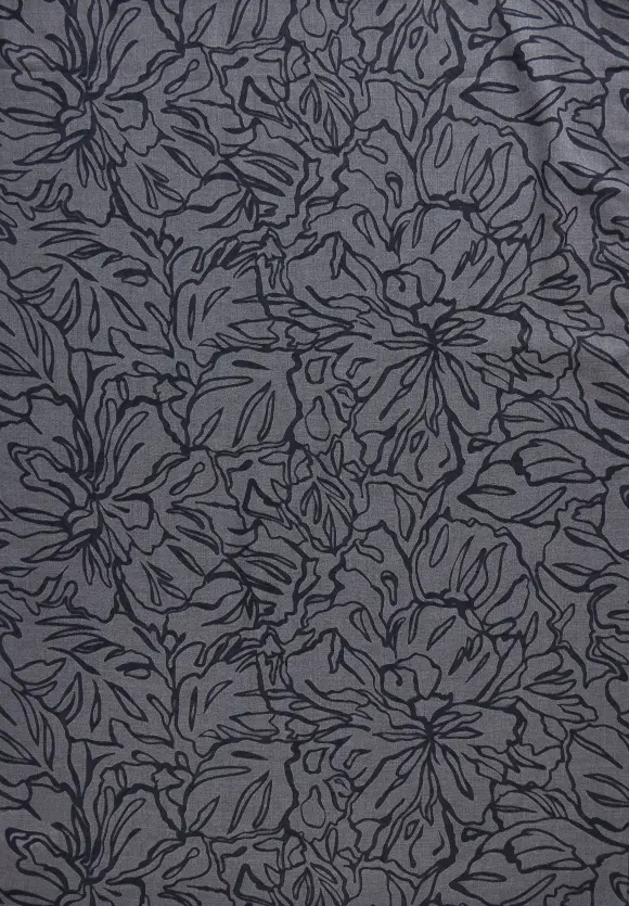 Loop mit Ausbrenner Print - universal blue