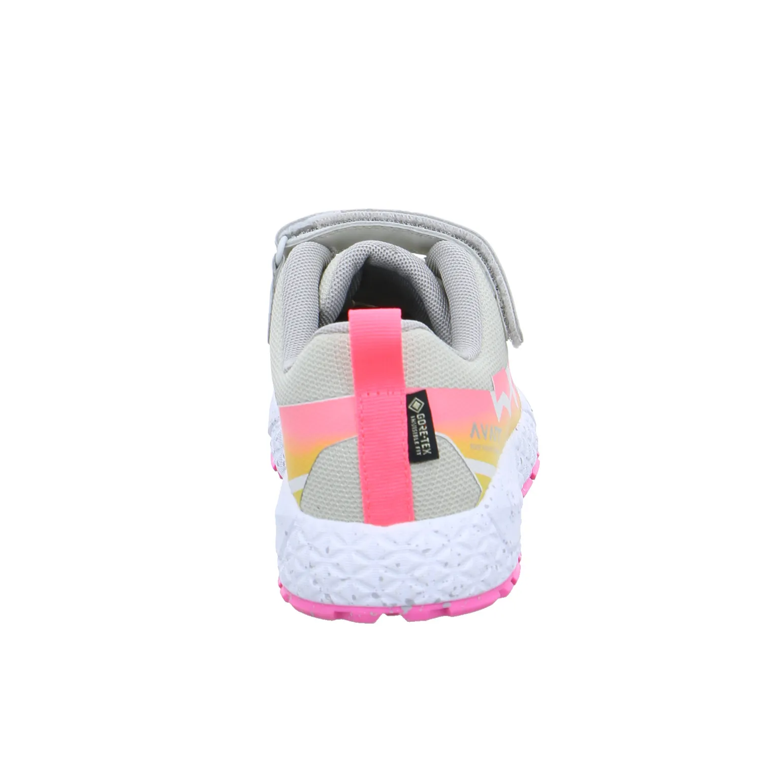 PRIMIGI Mädchen-Halbschuh Klett Silber Leder  Sneaker