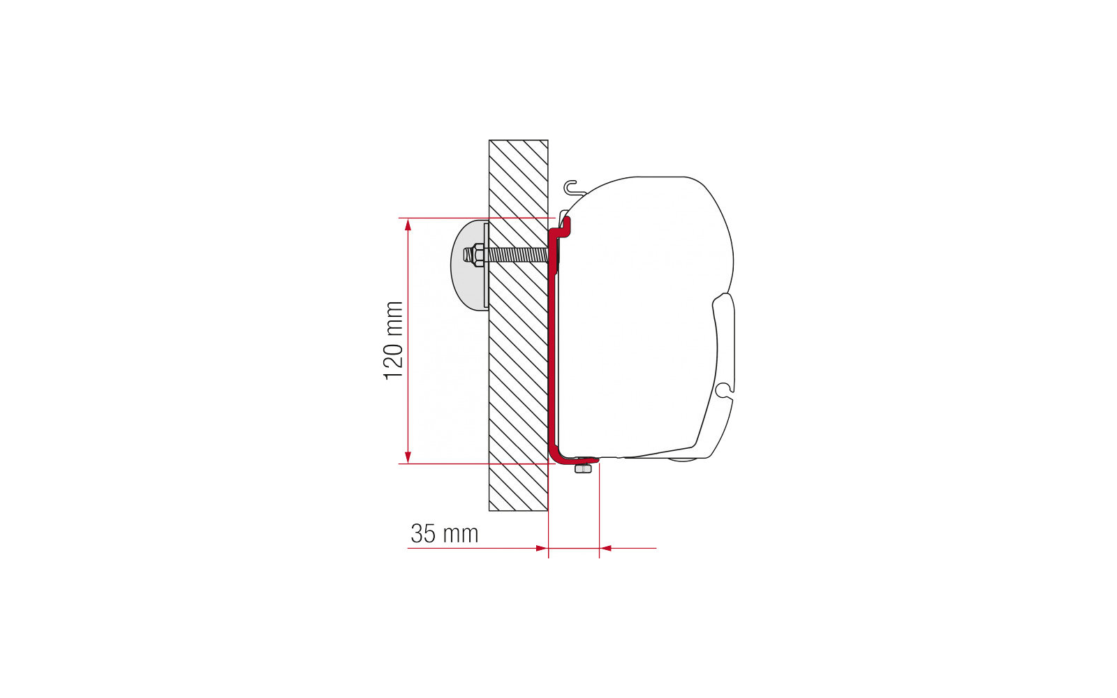 Fiamma Adapter AS 450 F45