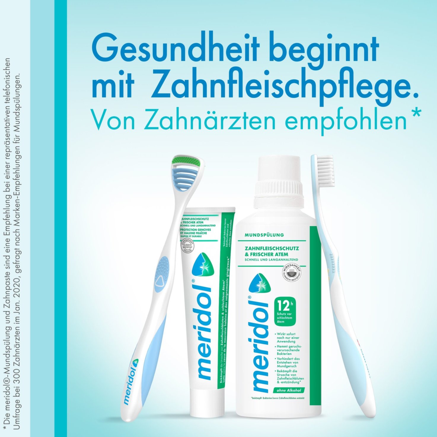 meridol Zahnfleischschutz & Frischer Atem Mundspülung