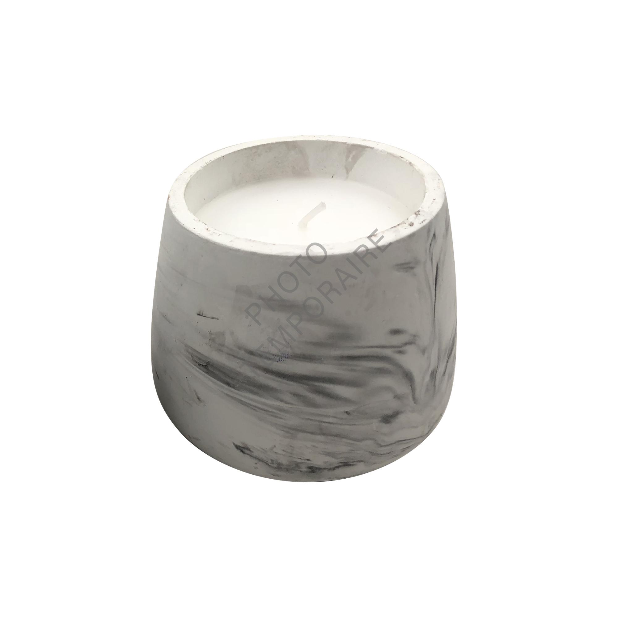 BOUGIE PARFUMEE MARBREE H8.5CM