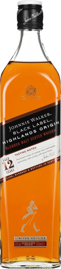 JOHNNIE WALKER BLACK LABEL HIGHLANDS ORIGIN 70CL