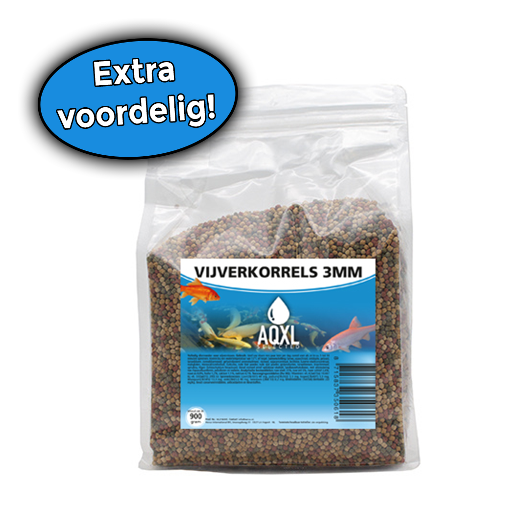 AQXL Selected Vijverkorrels S 3mm 900g