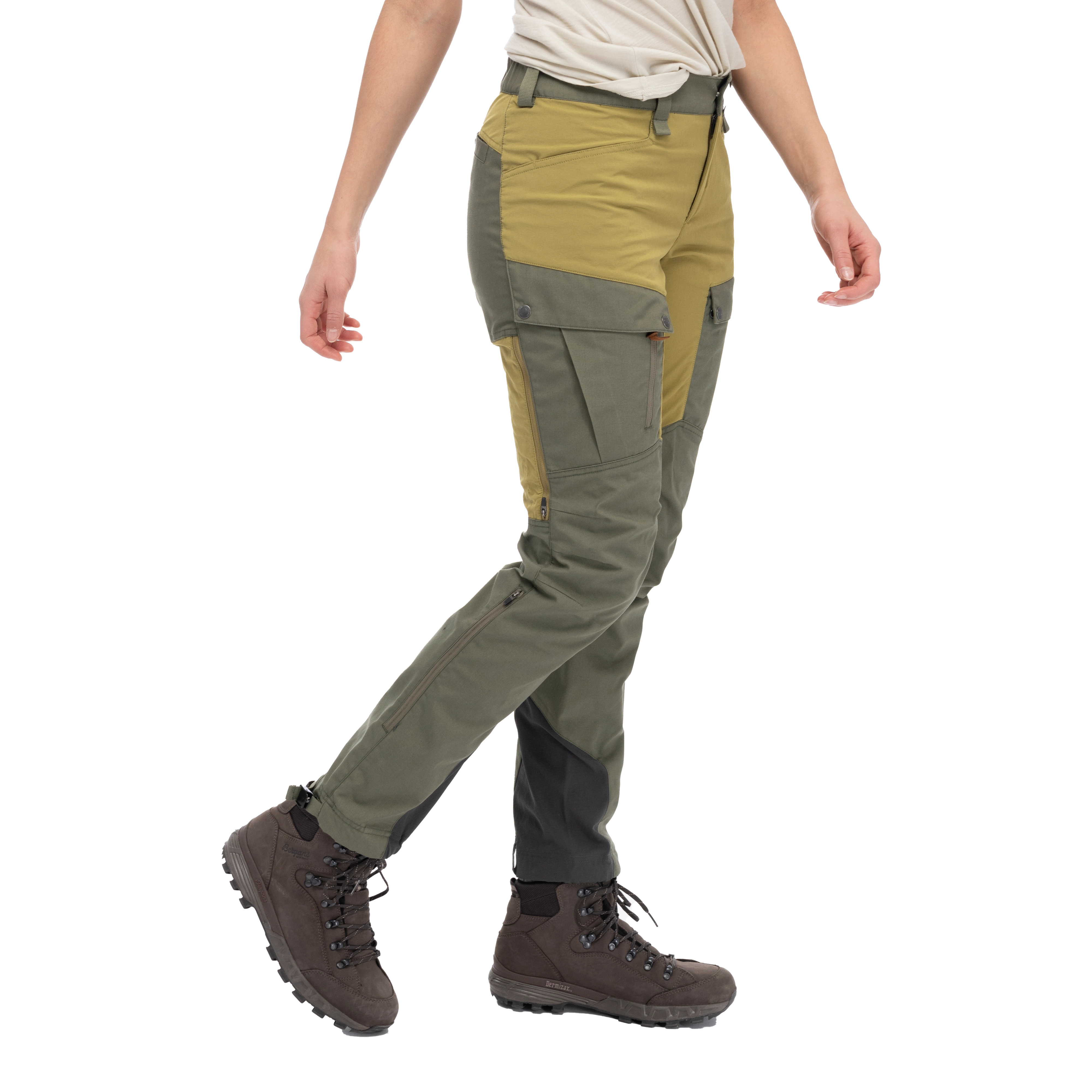 Nordmarka Favor Outdoor Pants Women Green Mud / Olive Green