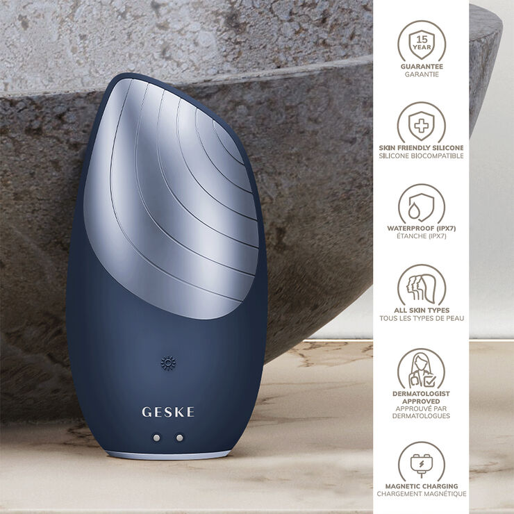 GESKE Sonic Thermo Facial Brush | 6 in 1