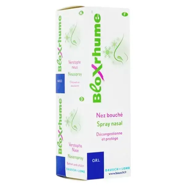 Spray Nasal Descongestionante e Protetor Bloxrhume da Bausch & Lomb ENT 20ml