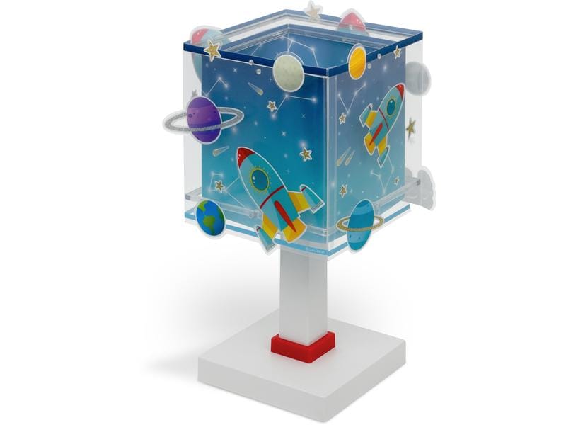Dalber Tischlampe Rocket Tischleuchte mit Doppelschirm für Kinderziummer