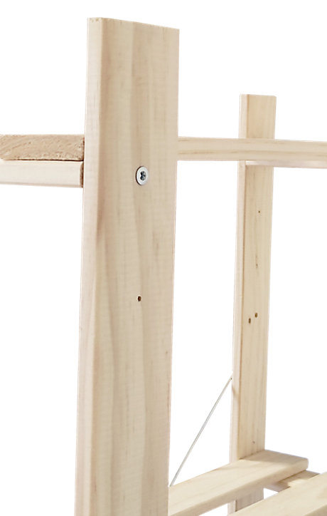 Étagère de garage en bois Symbios 5 tablettes L. 90 x H. 170 x P. 45 cm