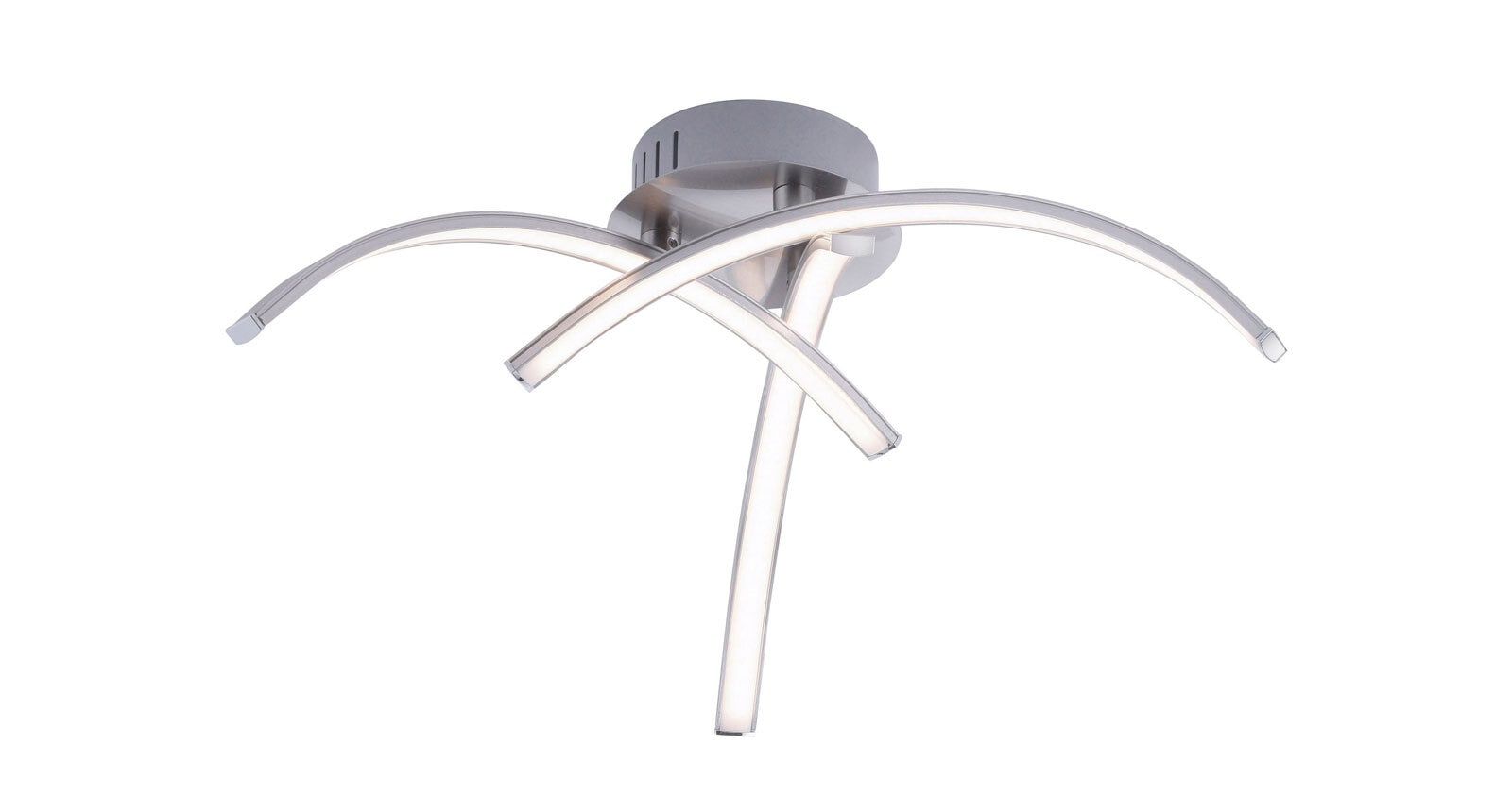 LED-Deckenleuchte Valerie 40x14 cm Alu