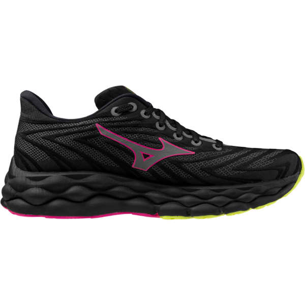 Chaussure running MIZUNO WAVE SKY 8 BLACK/SILVER/PINK TETRA