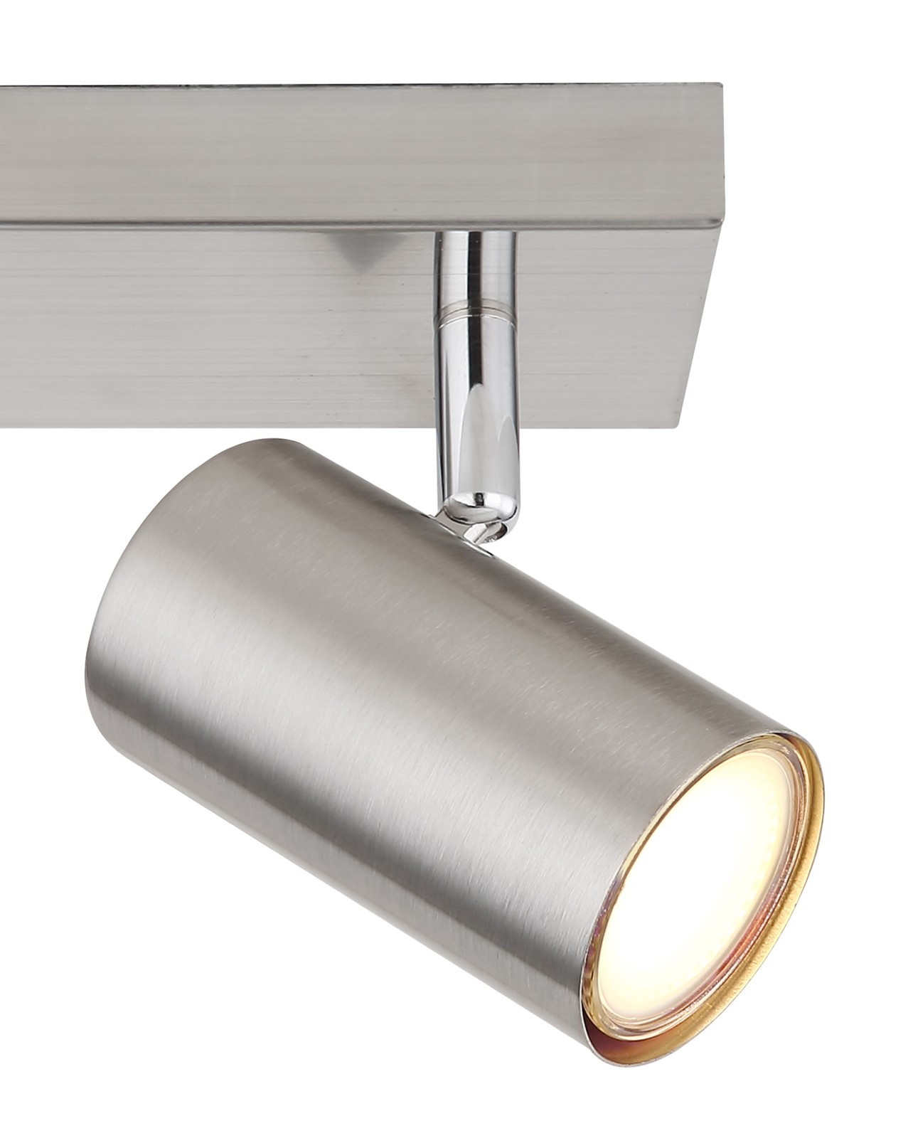 Deckenstrahler - Nickel-matt - Metall - 26 cm breit