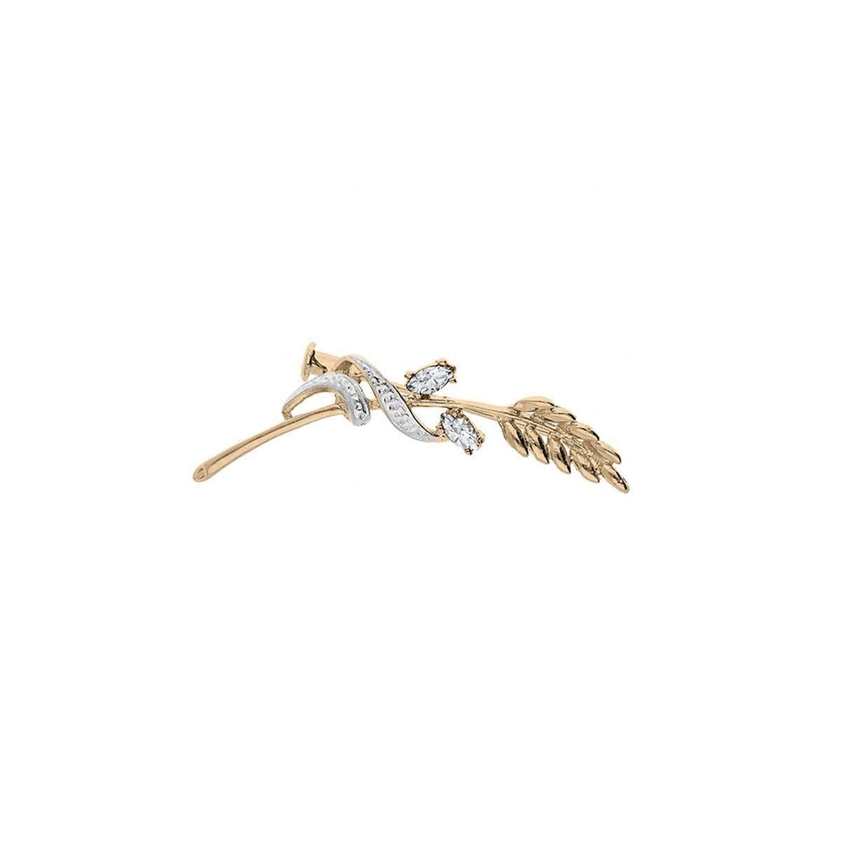 Broche épi de blé - Plaqué or