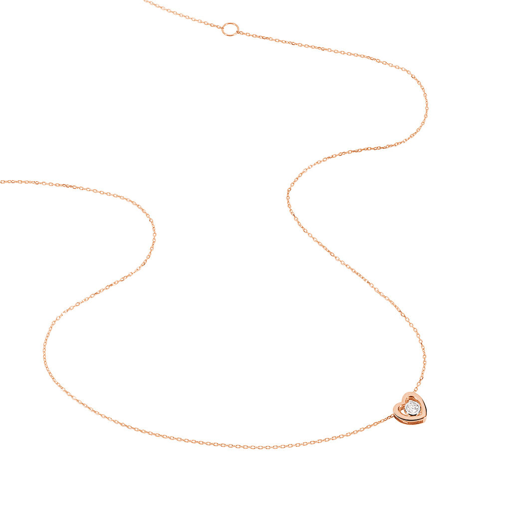 Collier Fidelia Or Rose Diamant