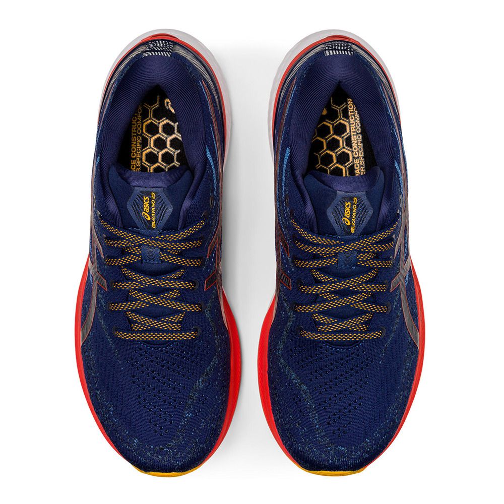 Asics GEL-KAYANO 29 - Chaussures running Homme deep ocean/cherry tomato