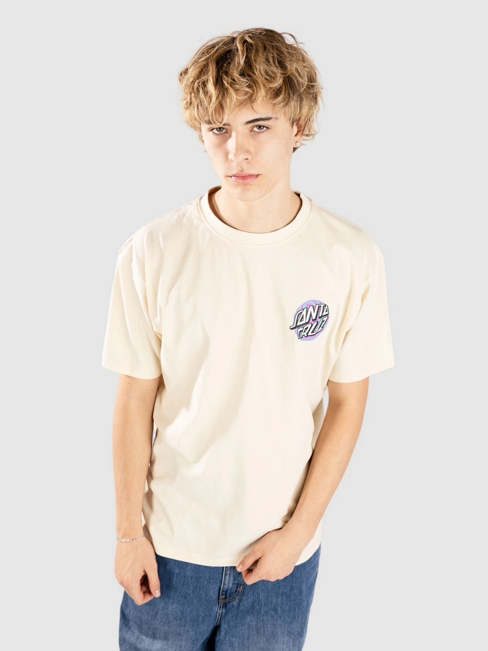 Santa Cruz 360 Fisheye Dot T-Shirt calcio