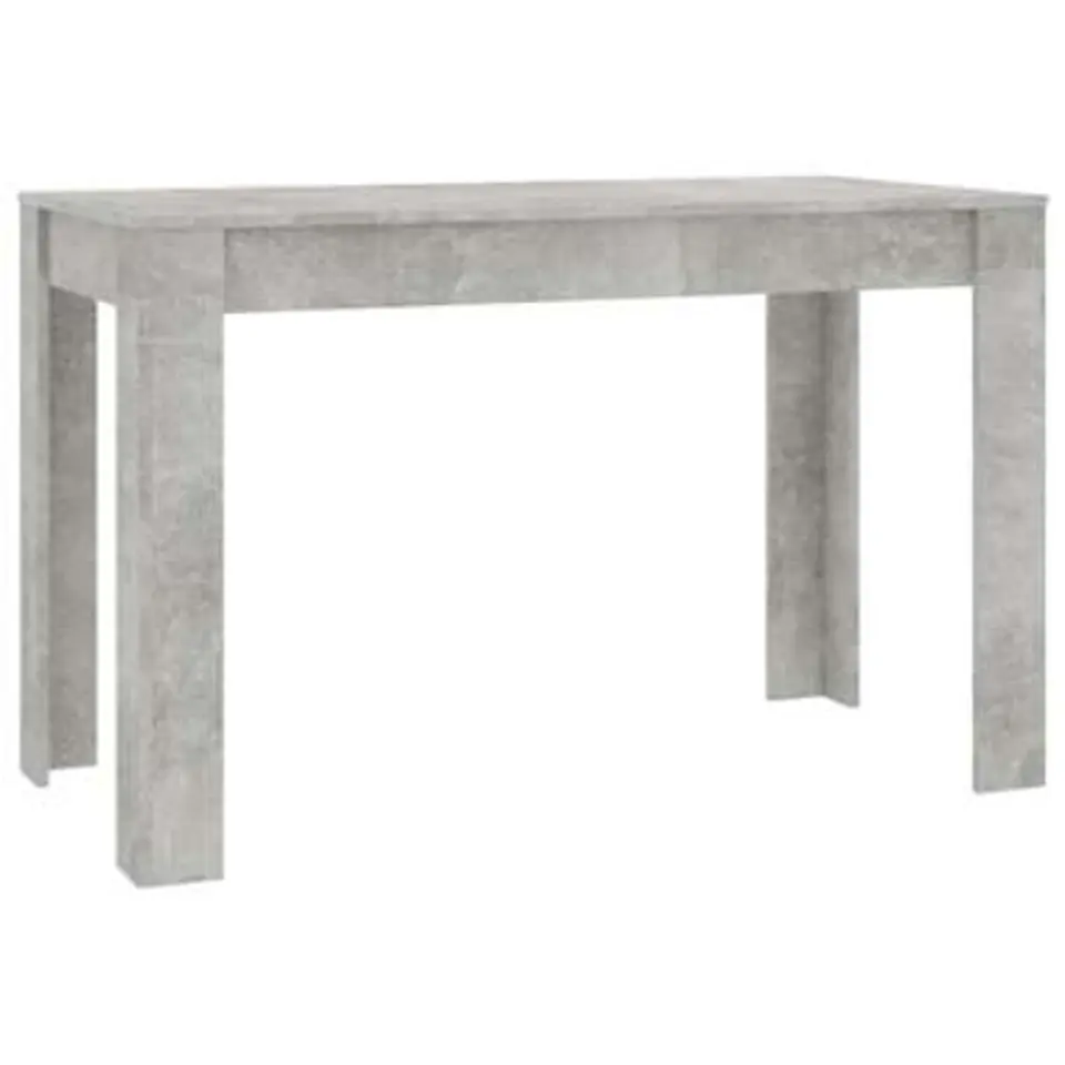 vidaXL - Eettafel - Grijs - Bewerkt hout